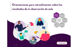 Orientaciones para retroalimentar sobre los resultados de la observación de aula